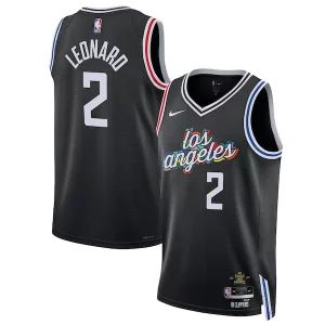 Kawhi Leonard Splendide LA Clippers Nike Unisex 2022/23 Swingman Jersey City Edition Black