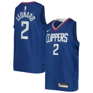 Kawhi Leonard LA Clippers Nike Youth Swingman Jersey Icon Edition Captivant Royal/White
