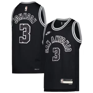 Keldon Johnson San Antonio Spurs Moderne Nike Youth 2022/23 Swingman Jersey Classic Edition Black
