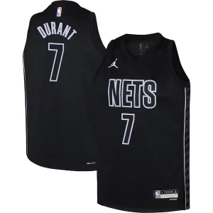 Kevin Durant Brooklyn Nets Jordan Brand Youth Swingman Jersey Unique Statement Edition Black