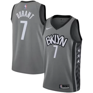 Kevin Durant Collectible Brooklyn Nets Nike 2019/2020 Swingman Jersey Statement Edition Gray