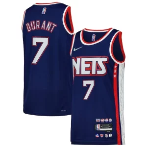 Kevin Durant Brooklyn Nets Nike Uniques Swingman Player Jersey City Edition Blue/Gray