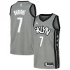 Kevin Durant Brooklyn Nets Nike Swingman Player Jersey Statement Edition Superbe Gray/Blue