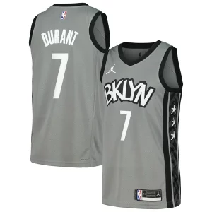 Kevin Durant Brooklyn Nets Nike Swingman Player Jersey Statement Edition Superbe Gray/Blue