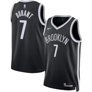 Kevin Durant Brooklyn Nets Nike Unisex Swingman Jersey Tendance Icon Edition Black/White