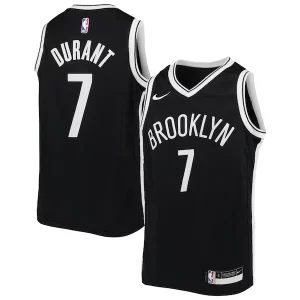 Kevin Durant Brooklyn Notable Nets Nike Youth Swingman Jersey Icon Edition Black