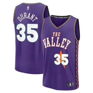 Kevin Durant Phoenix Suns Youth Premium 2024/25 Fast Break Player Jersey City Edition Purple