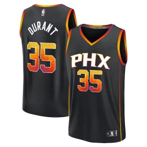 Kevin Durant Phoenix Suns Fast Break Confortable Replica Player Jersey Statement Edition Black