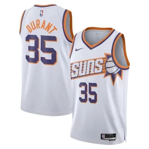 Kevin Durant Phoenix Suns Nike Unisex Swingman Jersey Association Edition White/Purple Tendance