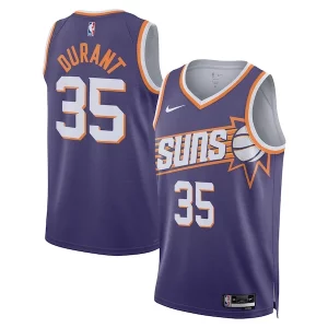 Kevin Durant Phoenix Suns Nike Unisex Swingman Jersey Icon Haut de gamme Edition Purple/White