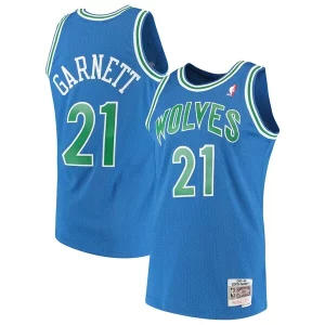 Kevin Garnett Uniques Minnesota Timberwolves 1995/96 Hardwood Classics Swingman Jersey Blue