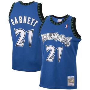 Kevin Garnett Minnesota Timberwolves 2001/02 Hardwood Classics Swingman Jersey Blue Gracieux