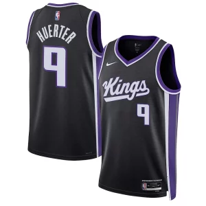 Kevin Huerter Sacramento Kings Nike Unisex Haut de gamme Swingman Jersey Association Edition Black