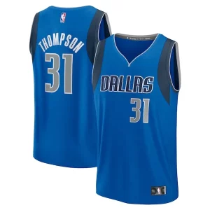Klay Thompson Dallas Mavericks Youth Fast Incontournable Break Replica Player Jersey Icon Edition Blue