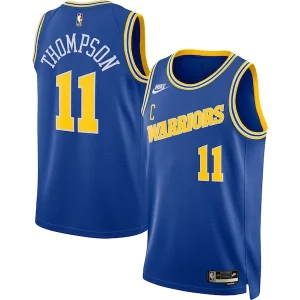 Klay Exclusif Thompson Golden State Warriors Nike Swingman Jersey Classic Edition Blue