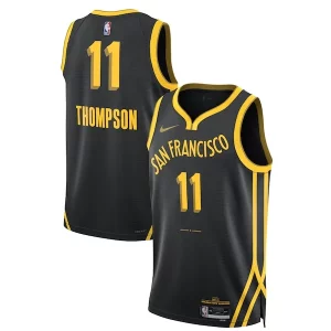 Klay Thompson Golden State Warriors Nike Unisex 2023/24 Swingman Jersey Black City Edition Collectible