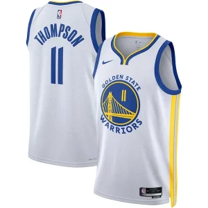 Klay Thompson Golden State Éclatant Warriors Nike Unisex Swingman Jersey Association Edition White/Royal