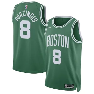 Kristaps Porzingis Boston Celtics Nike Unisex Swingman Jersey Icon Edition Kelly Green Élégant
