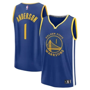 Kyle Anderson Golden State Warriors Fast Break Stylish Replica Player Jersey Icon Edition Royal