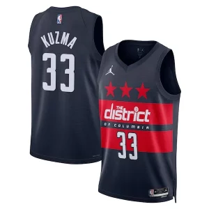 Kyle Kuzma Washington Wizards Jordan Brand Captivant Unisex 2024/25 Swingman Jersey Statement Edition Navy