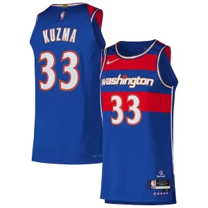 Kyle Kuzma Washington Commémoratif Wizards Nike Authentic Player Jersey City Edition Royal