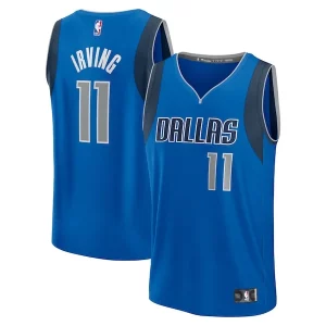 Kyrie Irving Élégant Dallas Mavericks Fast Break Replica Player Jersey Icon Edition Blue