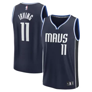 Kyrie Irving Dallas Mavericks Dashing Fast Break Replica Player Jersey Statement Edition Navy