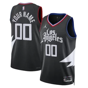 LA Notable Clippers Jordan Brand Unisex 2022/23 Swingman Custom Jersey Statement Edition Black