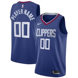 LA Clippers Nike 2020/21 Swingman Custom Jersey Icon Edition Premium Royal