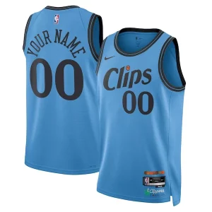 LA Exclusif Clippers Nike Unisex 2024/25 Custom Swingman Jersey City Edition Light Blue