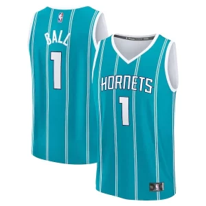 LaMelo Ball Charlotte Hornets Fast Break Replica Player Jersey Icon Edition Teal Confortable