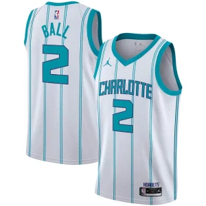LaMelo Ball Charlotte Hornets Jordan Brand 2020/21 Collectible Swingman Player Jersey Association Edition White