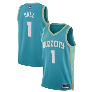 LaMelo Ball Charlotte Hornets Jordan Brand Unisex Unique 2023/24 Swingman Jersey Teal City Edition
