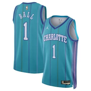 LaMelo Ball Charlotte Hornets Jordan Élégant Brand Unisex 2023/24 Swingman Replica Jersey Classic Edition Teal
