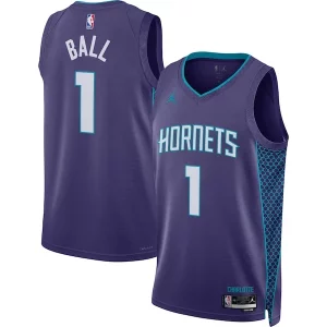 LaMelo Ball Charlotte Hornets Jordan Brand Unisex Swingman Jersey Commémoratif Statement Edition Purple