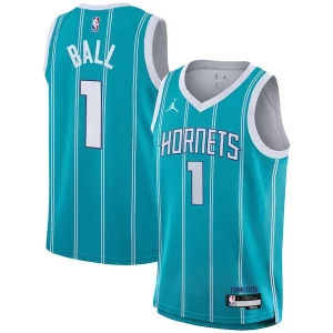 LaMelo Ball Charlotte Hornets Nike Youth Vibrant Swingman Jersey Icon Edition Teal