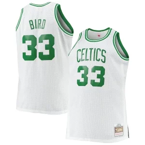 Larry Bird Boston Celtics Big & Tall Exceptionnel 1985/86 Hardwood Classics Swingman Jersey White