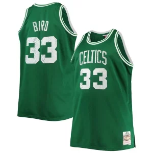 Larry Bird Boston Celtics Big Splendide & Tall 1985/86 NBA 75th Anniversary Diamond Swingman Jersey Kelly Green