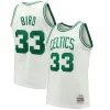 Larry Bird Boston Celtics Hardwood Classics 1985/86 Swingman Jersey Splendide White/Kelly Green