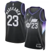 Lauri Markkanen Utah Jazz Jordan Brand Unisex 2024/25 Swingman Jersey Captivant Statement Edition Black