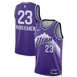 Lauri Markkanen Utah Jazz Nike Unisex 2023/24 Authentique Swingman Jersey Purple City Edition