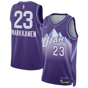 Lauri Markkanen Utah Jazz Nike Unisex 2024/25 Superbe Swingman Player Jersey City Edition Purple