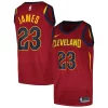 LeBron James Cleveland Cavaliers Nike Swingman Uniques Player Jersey Icon Edition Wine
