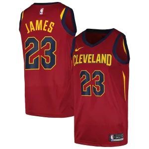 LeBron James Cleveland Cavaliers Nike Swingman Uniques Player Jersey Icon Edition Wine