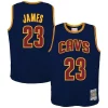 LeBron James Cleveland Cavaliers Youth 2008/09 Hardwood Classics Premium Swingman Jersey Navy