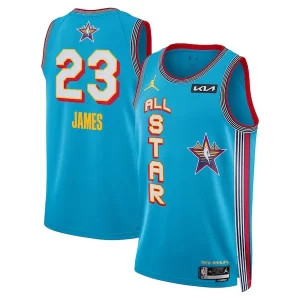 LeBron James Jordan Brand Unisex 2025 NBA All Star Game Swingman Player Jersey Uniques Light Blue