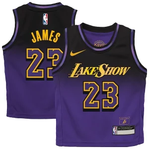 LeBron James Los Angeles Lakers Nike Toddler Exquisite 2024/25 Swingman Player Jersey City Edition Purple