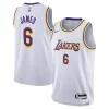 LeBron Captivant James Los Angeles Lakers Nike Youth Performance Swingman Jersey Association Edition White