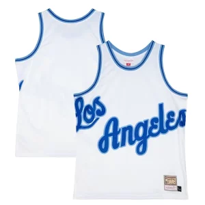 Los Angeles Lakers Hardwood Classics Blown Out Gracieux Fashion Jersey White