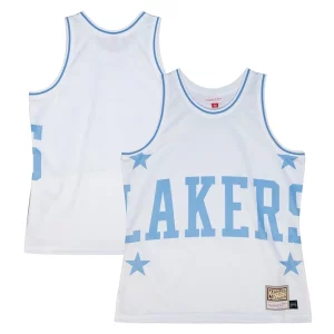 Los Angeles Lakers Hardwood Authentique Classics Blown Out Fashion Jersey White